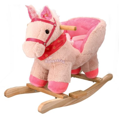 Hintázó állatka rózsaszín Ló