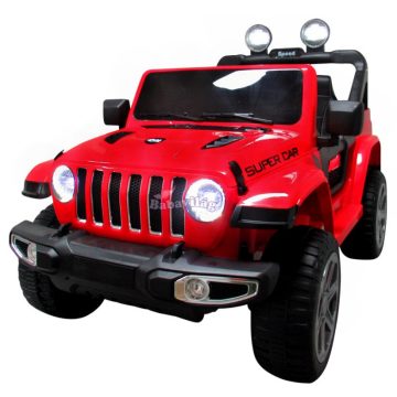 Jeep X4 Elektromos autó távírányítóval 12V 4x4 piros