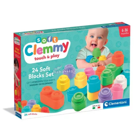 Clementoni Clemmy Baby puha kockák 24db-os