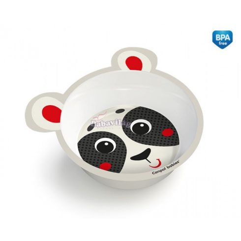 Canpol műanyag tányér tapadó aljú Panda
