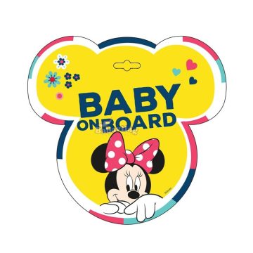 Baby on Board Minnie baby on board jelzés 